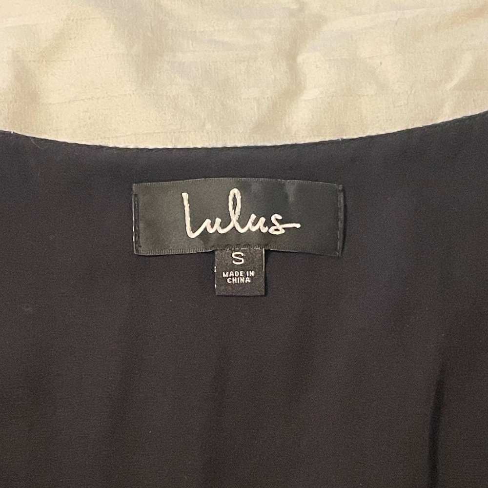 Lulus black wrap midi/maxi dress - Picture 6 of 6